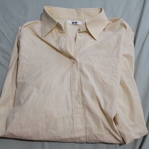 Uniqlo Off White Dress Shirt